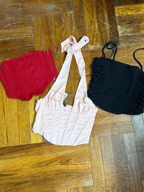 Zara Halter Corset Top